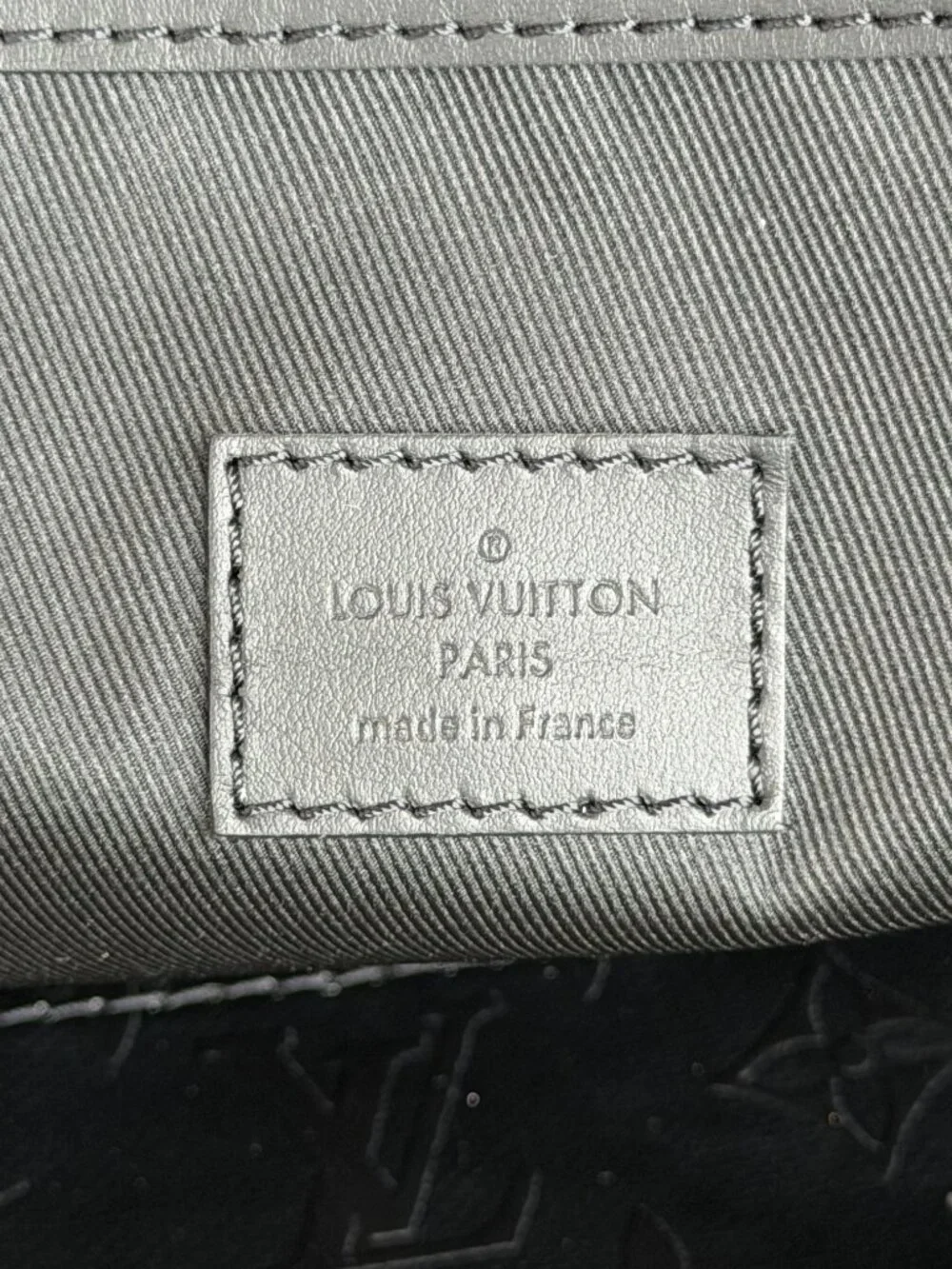 Louis Vuitton Black Ski Monogram Storm Keepall 55